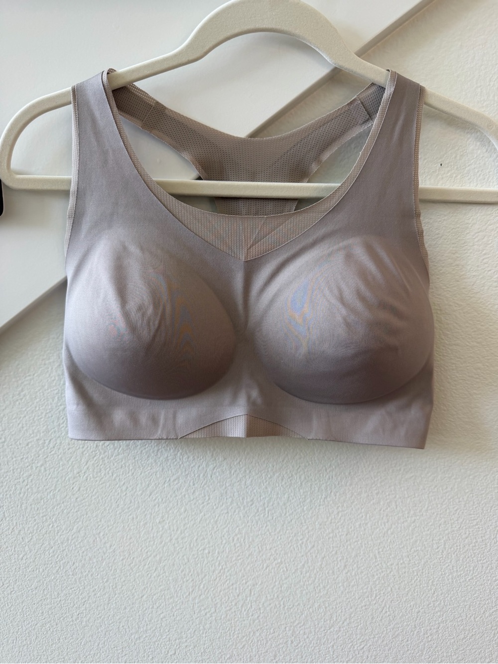 Soma Bliss Breathe Racerback Bra - Taupe Gray